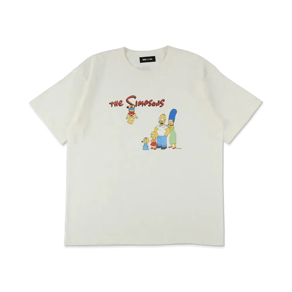 WIND AND SEA THE SIMPSONS / WDS Family Tee "Ivory"