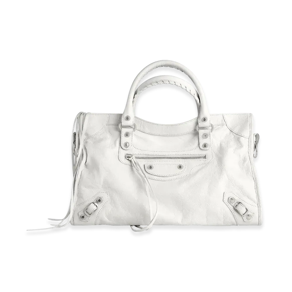 BALENCIAGA Le City Medium Bag "White"