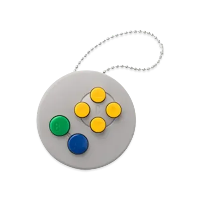 Nintendo Capsule Toy Controller Button Collection Vol.2 "NINTENDO 64 Button"
