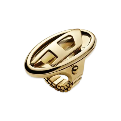 Diesel Dz5626 D-Era Gold-Tone Stainless Steel Ring Watch "Gold"