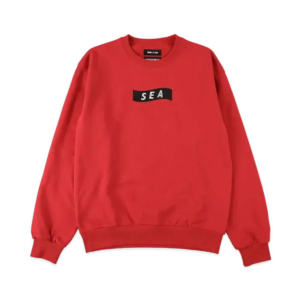 WIND AND SEA GOD SELECTION XXX (S_E_A XXX) CREWNECK "Red"