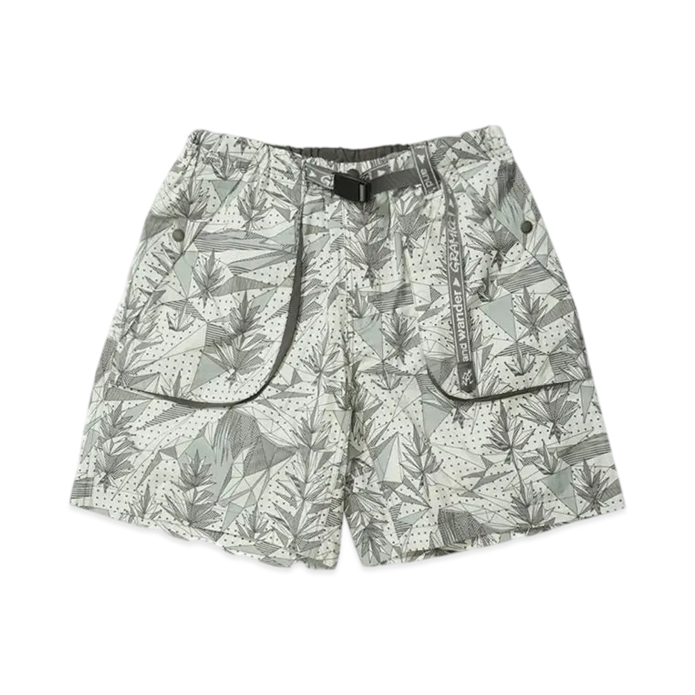 GRAMICCI x and wander brushed nylon short"YOSEMITE GRAY"