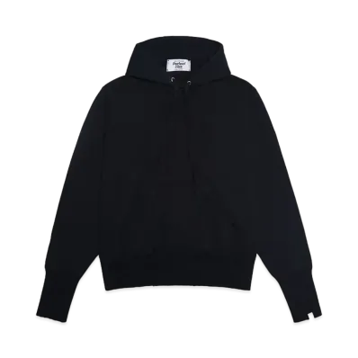 Perfect ribs Basic Hoodie "Black"