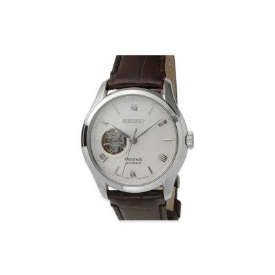 SEIKO Chronograph "White/Brown"