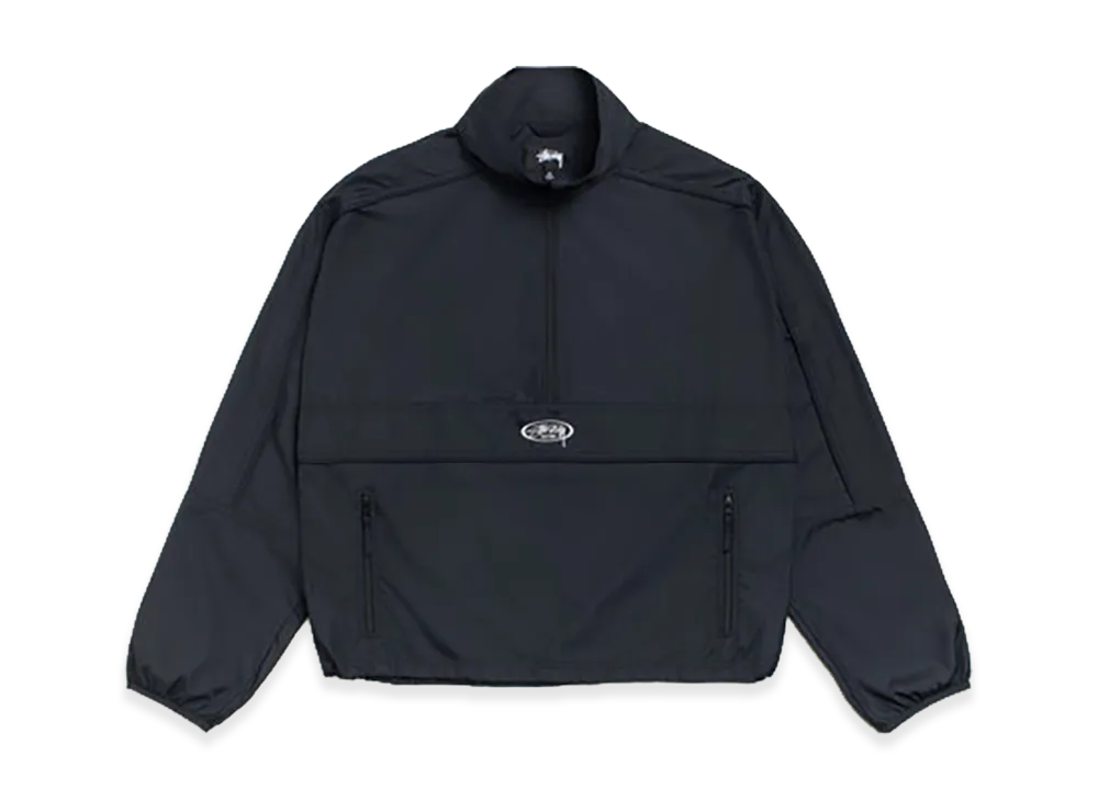 Stussy Lightweight Pullover Jacket "Black"