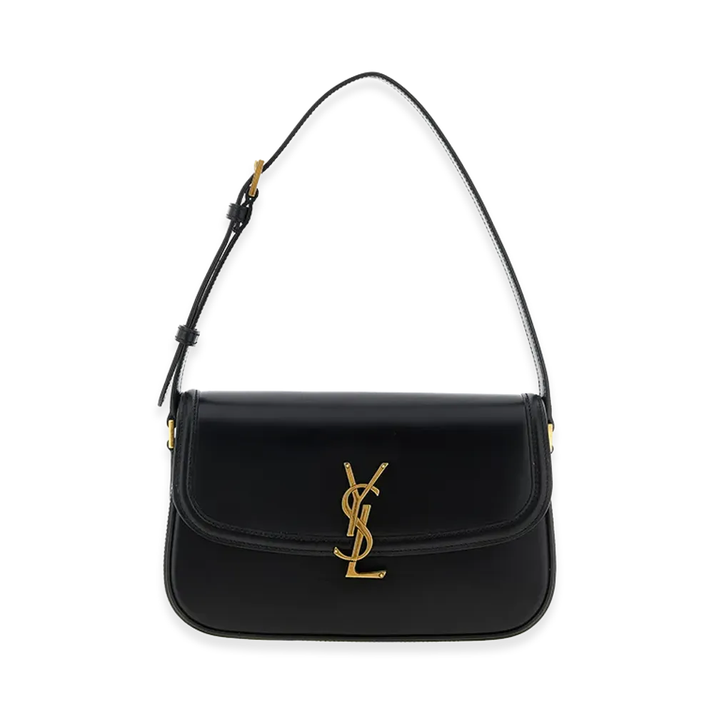 Saint Laurent Women's Solferino Medium Shoulder Bag "Black"