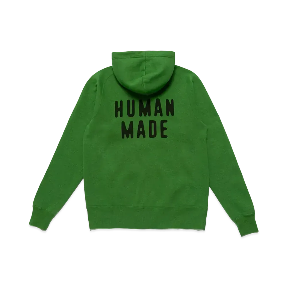 HUMAN MADE ZIP HOODIE "Green"