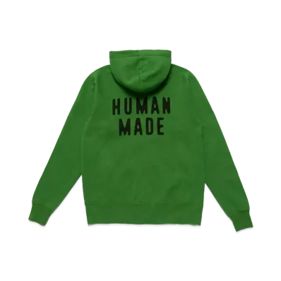 HUMAN MADE ZIP HOODIE "Green"