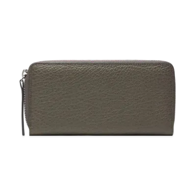 Maison Margiela Four Stitches Zip-Around Wallet "Dark Gray"