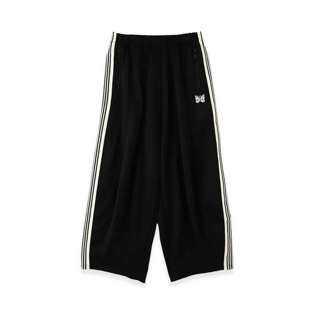 NEEDLES x LHP H.D.Track Pant - Poly Smooth "Black/White"