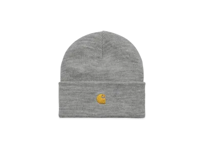 Carhartt WIP Chase Beanie "Grey Heather/Gold"