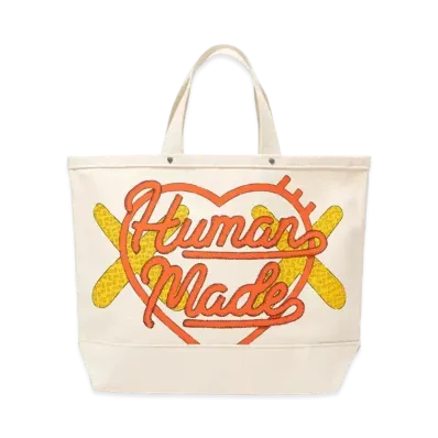 HUMAN MADE x KAWS Made Tote Bag Large #2 "White"