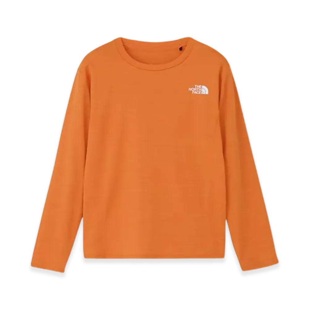 The North Face L/S FlashDry 3D Crew Kids "Yam Orange"