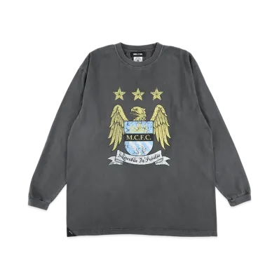 WIND AND SEA Man City L/S Tee "Black"
