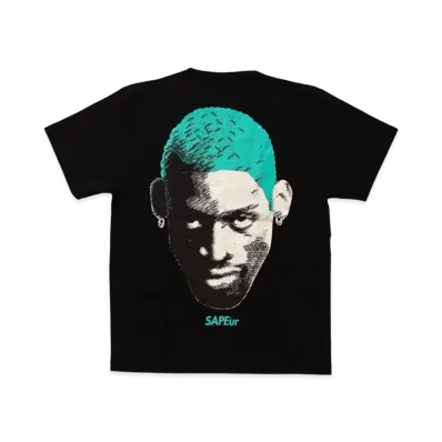 SAPEur Youth Cherish Blue Head Tees/S Tee "Black"