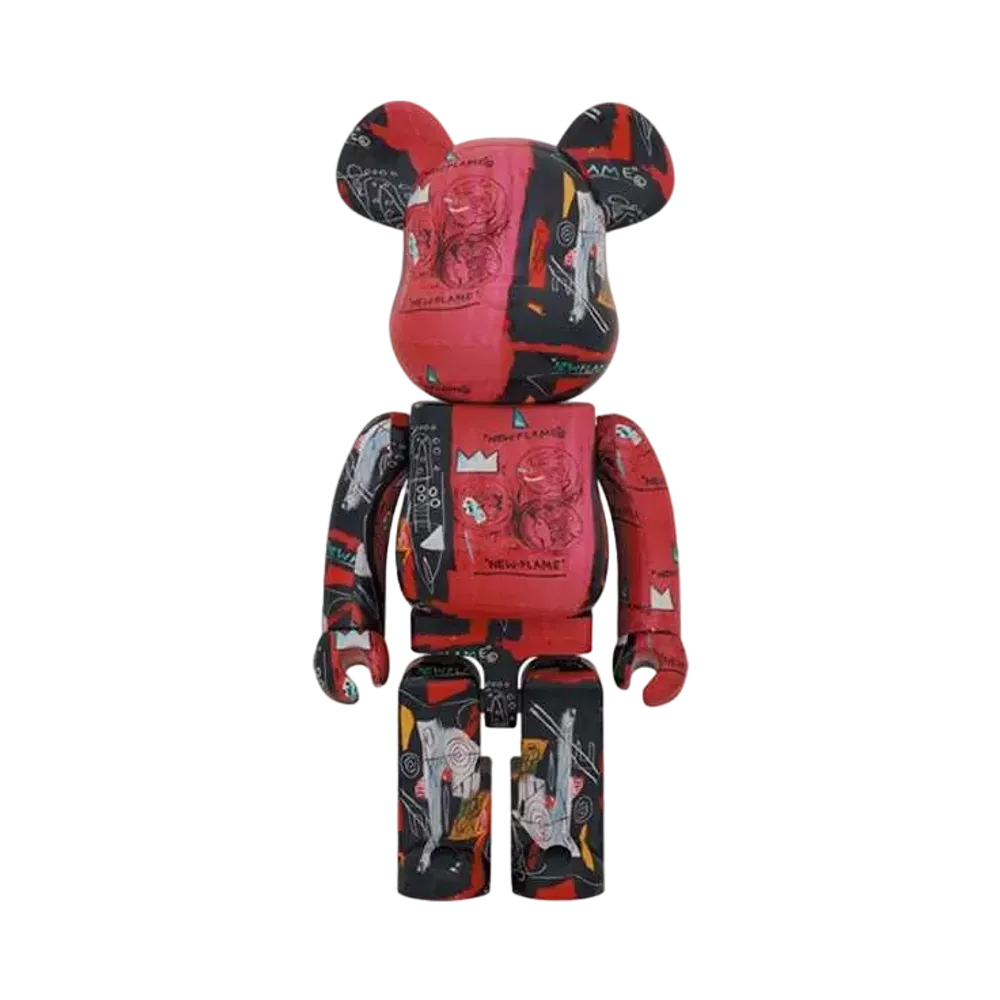 Bearbrick Andy Warhol × JEAN-MICHEL BASQUIAT #1 1000%