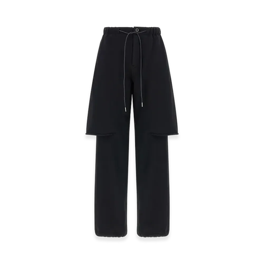 sacai Women's Trompe L'oeil Bermuda Pants "Black"