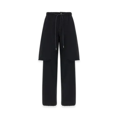 sacai Women's Trompe L'oeil Bermuda Pants "Black"