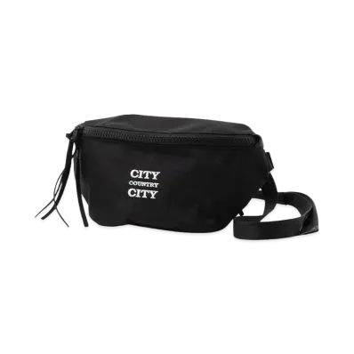 hobo x CITY COUNTRY CITY EVERYDAY WAIST POUCH NYLON OXFORD for CITY COUNTRY CITY "BLACK"