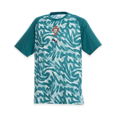 PUMA 2026 Portugal National Team Prematch Shirt "Green Lagoon"