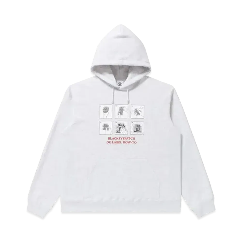 BlackEyePatch OG Label How-To Hoodie "Ash"