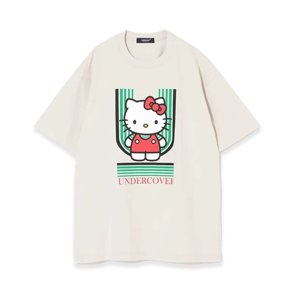 UNDERCOVER x Sanrio Cotton T-Shirt (Hello Kitty) "Light Gray"