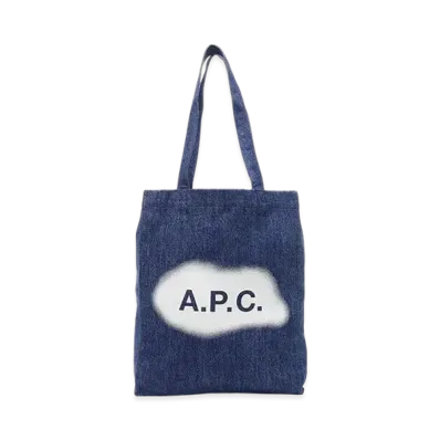 A.P.C. Tote Lou "Washed Indigo"