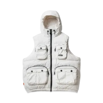 TIGHTBOOTH Down Vest "White"