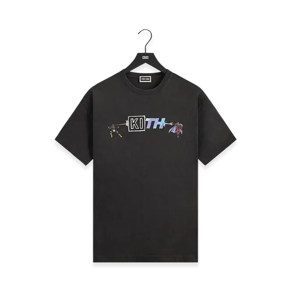 Kith x Marvel Cyclops vs. Magneto Vintage Tee "Black"