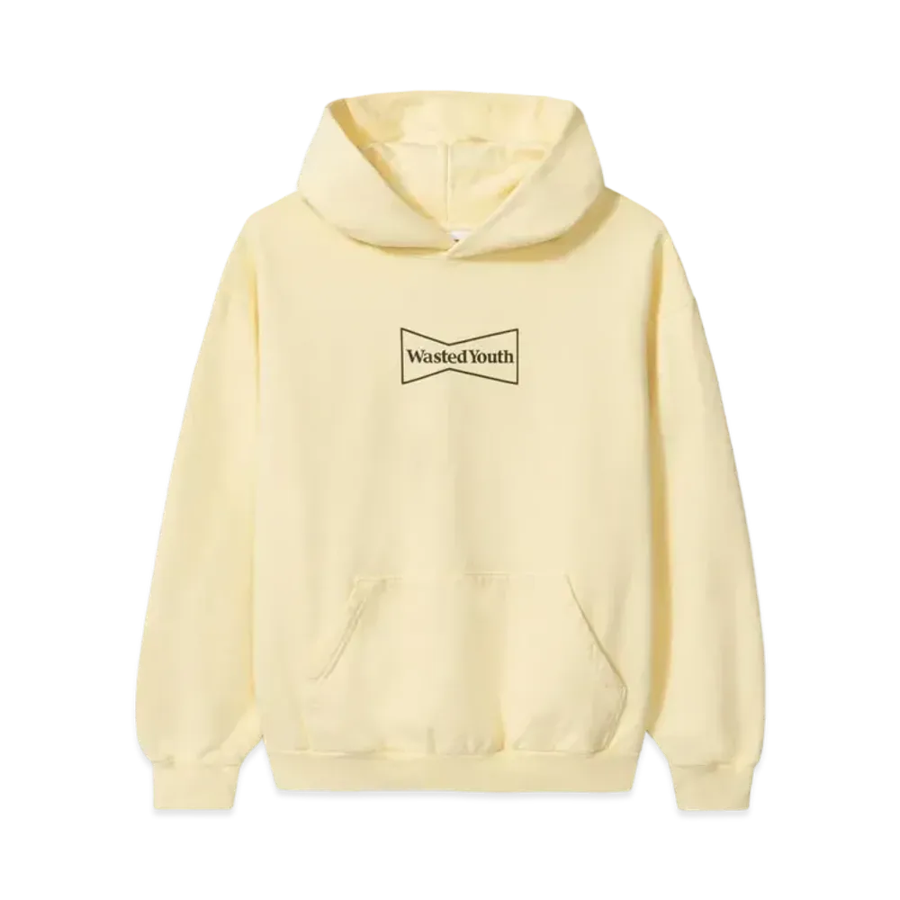 Wasted Youth x MINIONS HOODIE "Light Yellow" / VERDY