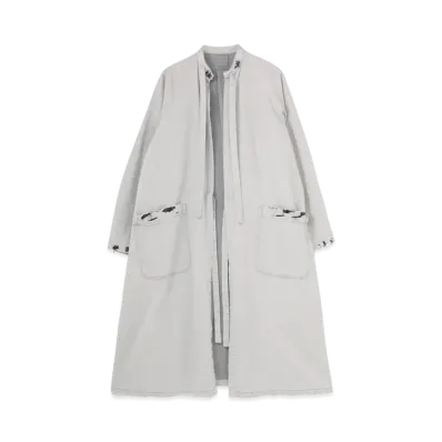 Yohji Yamamoto Y's 8oz DENIM BIO WASH SURGICAL GOWN "Gray"