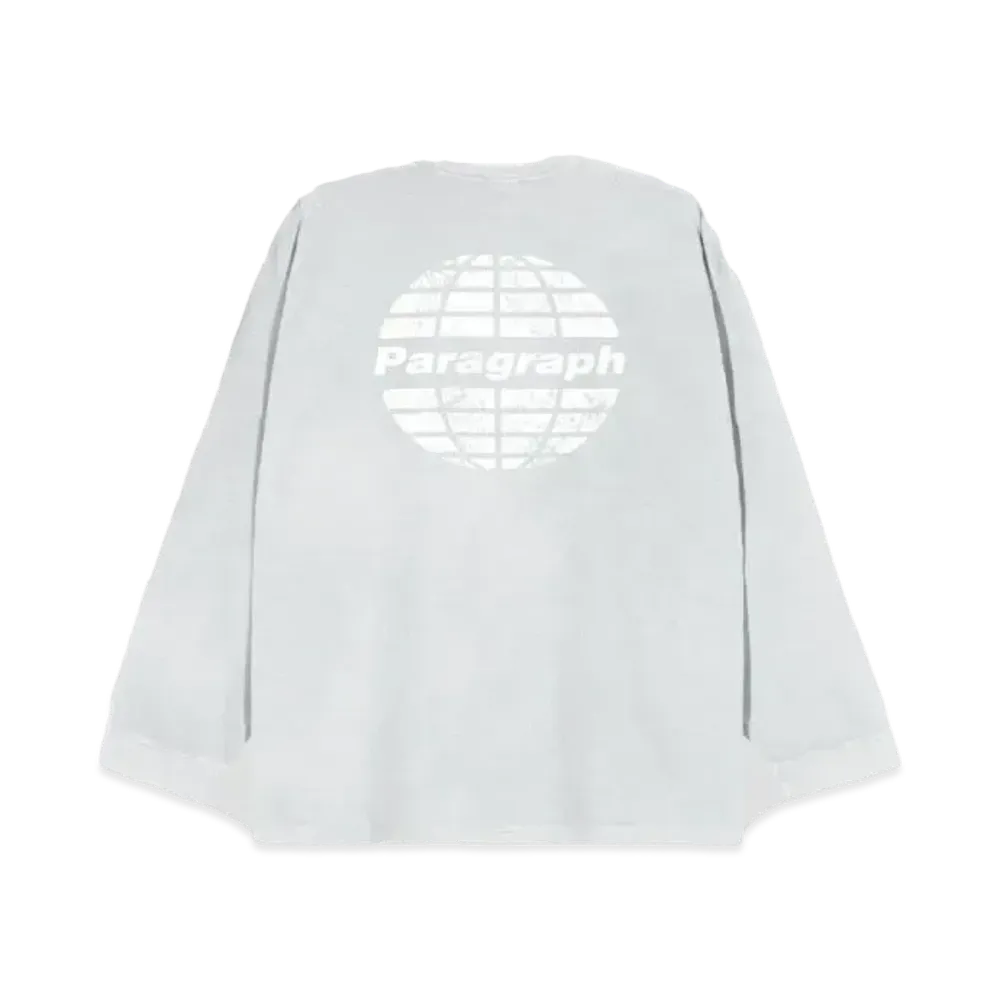 Paragraph Circle Logo Dying L/S "Grey"