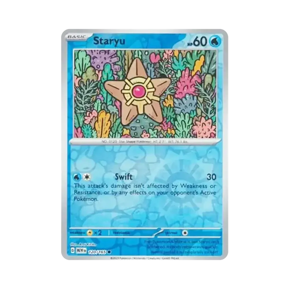 ヒトデマン C :リバースホロ [MEW EN 120/165]【英語版】(スカーレット&バイオレット「151」)