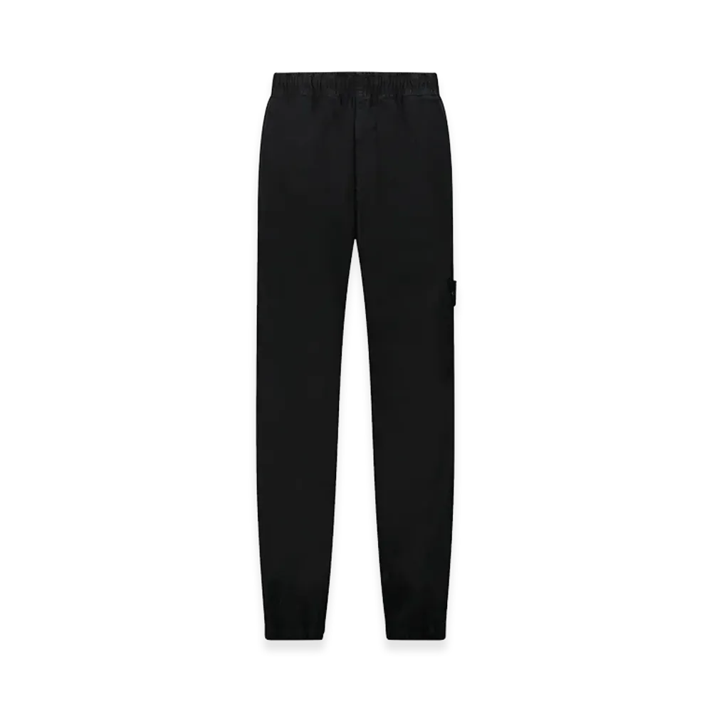 Stone Island Organic Panama Cotton 'Old' Effect Cargo Pants "Black"