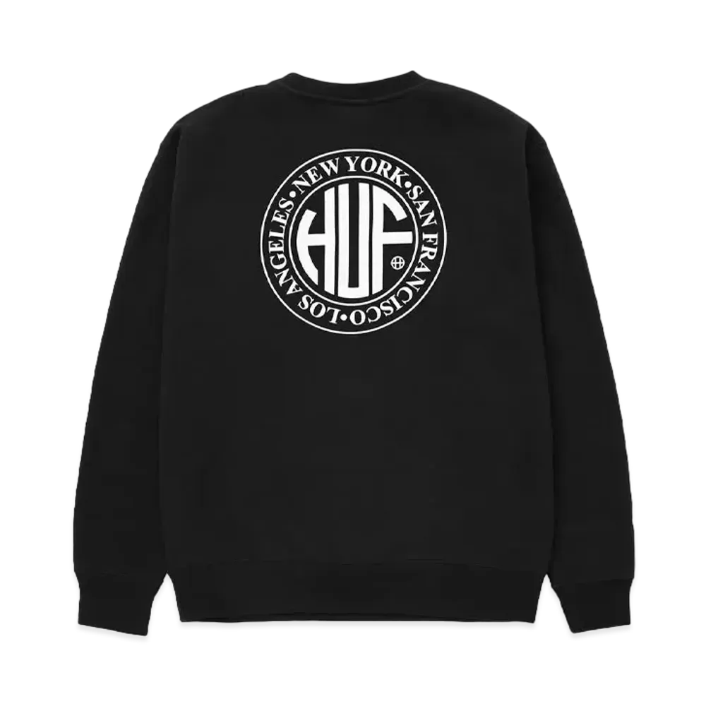 HUF Regional Puff Crew "Black"