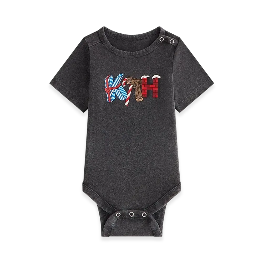 Kithmas Baby Decor Bodysuit "Black"