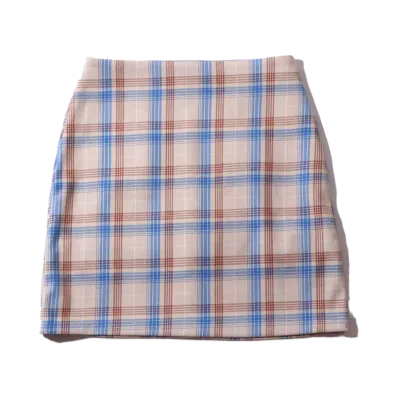 atmos pink Check Skirt "Beige"