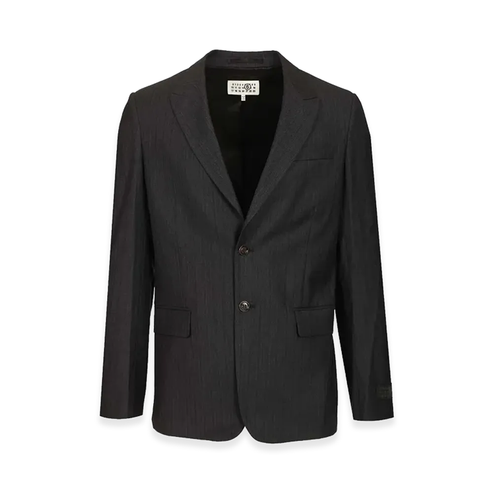 MM6 Maison Margiela Wool And Cotton Blazer "Black"