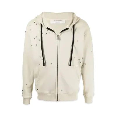 1017 ALYX 9SM Studded Zipped Hoodie "Beige"
