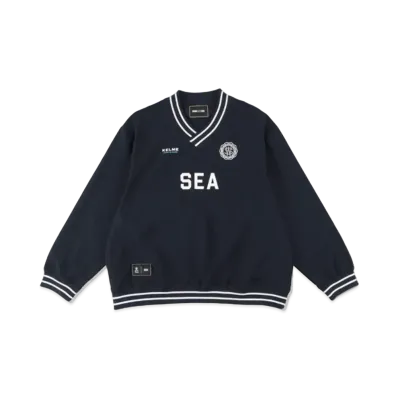 WIND AND SEA x KELME Nylon Pullover "Navy"
