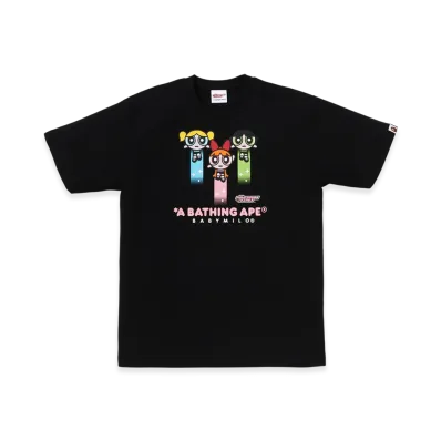 A BATHING APE x The Powerpuff Girls Baby Milo Tee "Black"