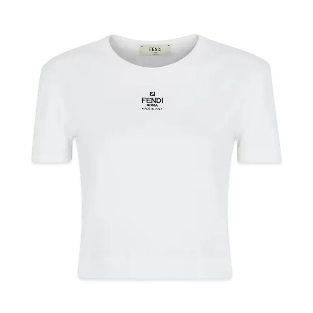 FENDI Women's Cotton Jumper "White"