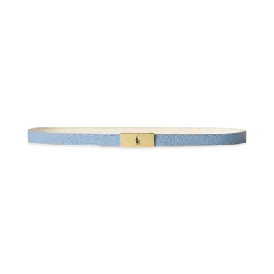 Polo Ralph Lauren Polo ID Reversible Leather Belt "Blue"