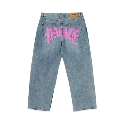 PALACE El Script P90 Baggy Jean "Stone Wash"