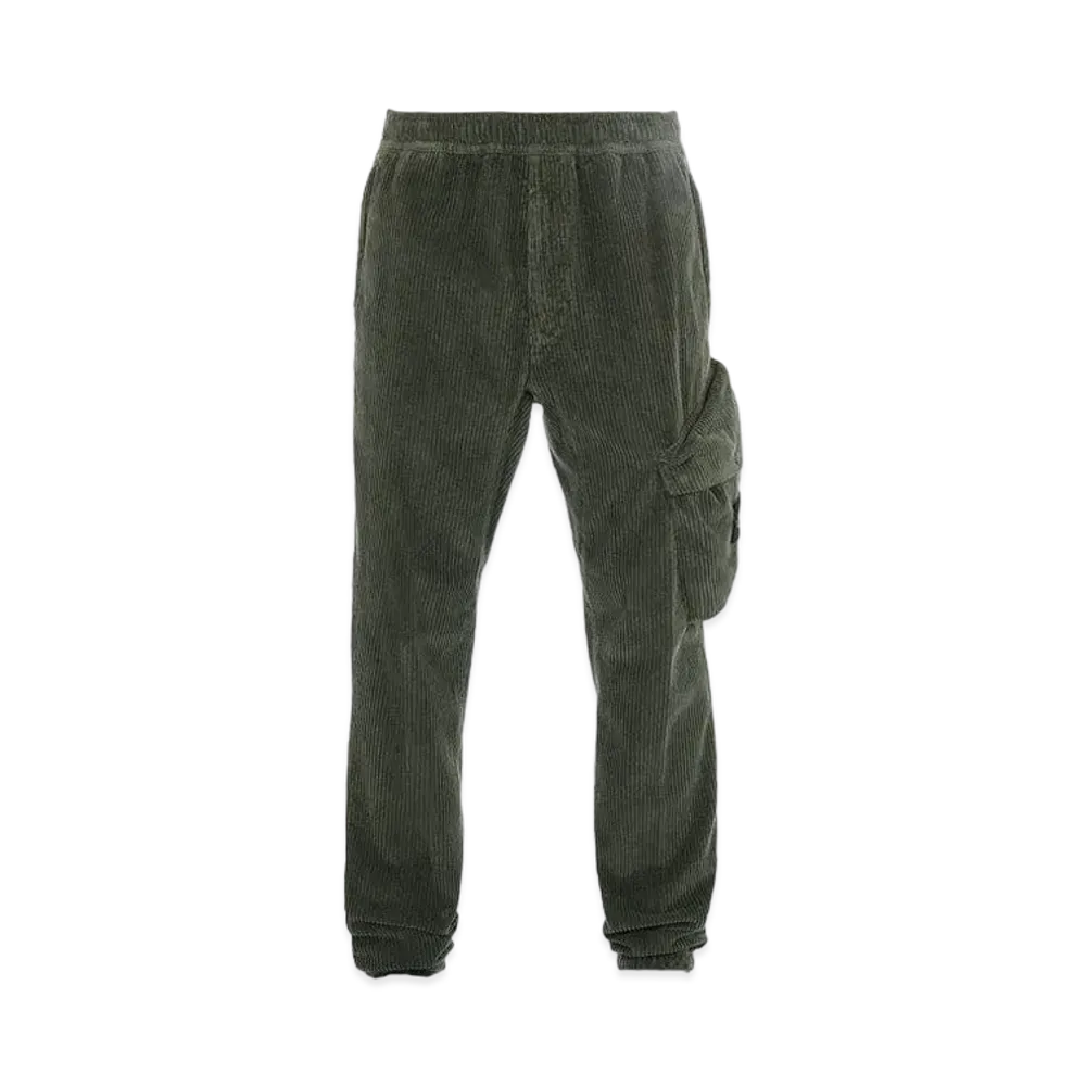 Stone Island 30811 COTTON CORDUROY_REGULAR TAPERED FIT "Sage Green"