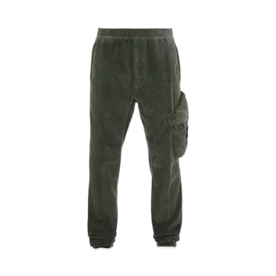 Stone Island 30811 COTTON CORDUROY_REGULAR TAPERED FIT "Sage Green"