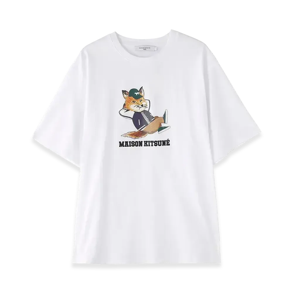 Maison Kitsune Dressed Fox Easy Tee-Shirt "White"