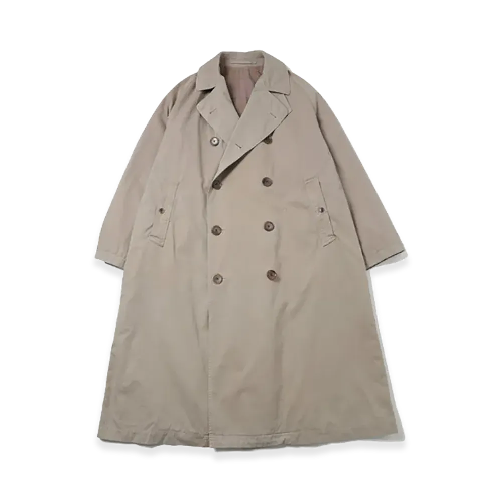 A.PRESSE Vintage Trench Coat "Ecru"