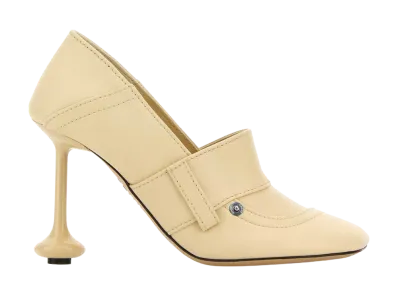 LOEWE Women's Toy Pumps "Oat Milk"