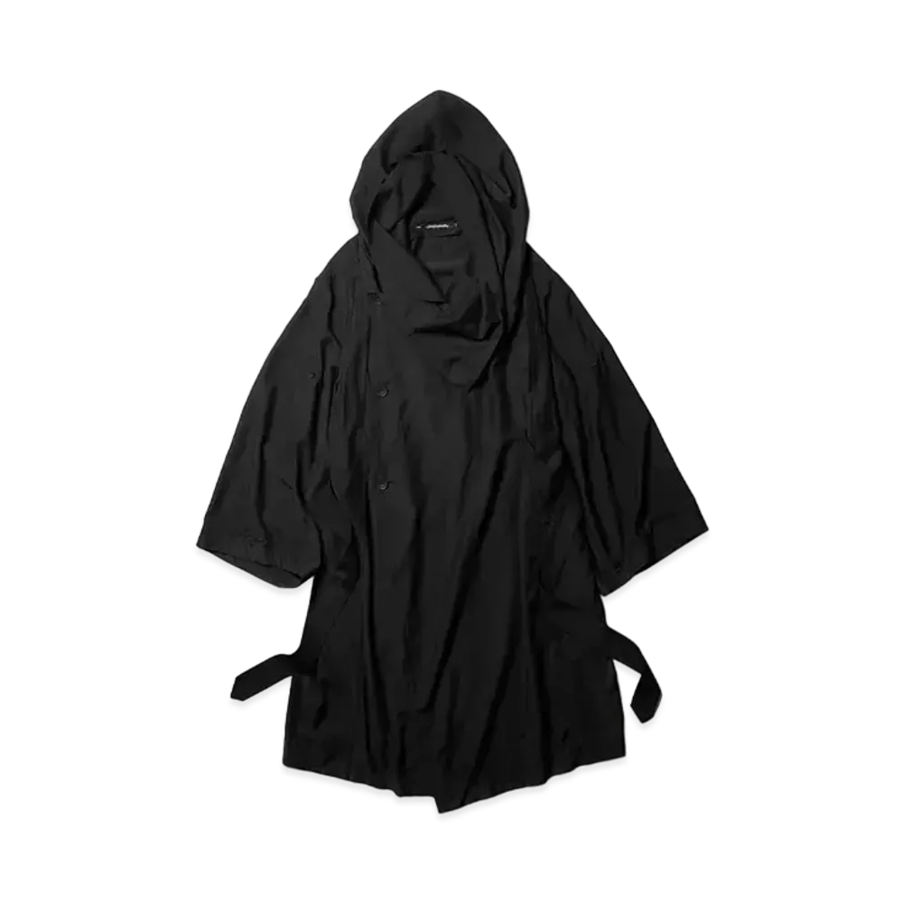 JULIUS Hooded Robe "Black"